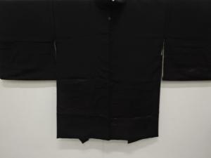 大正ロマン　漆　霞模様織り出し　一つ紋絵羽織